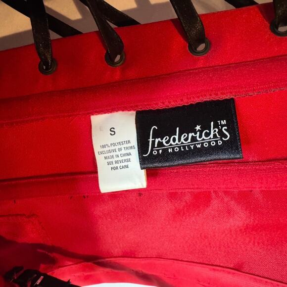 Vintage Red Beaded Corset Small - Picture 10 of 12